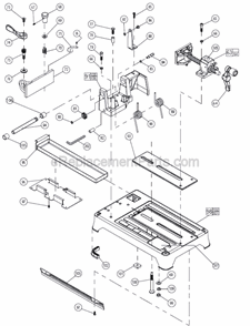 Page B Diagram and Parts List for 6190-20 SER 892A Milwaukee Chop Saw