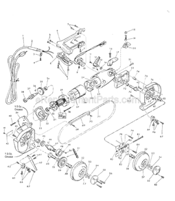 Page A Diagram and Parts List for 6230 SER 678-26651 Milwaukee Band Saw