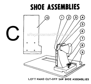 Page C Diagram and Parts List for 6295 SER 310-1401 Milwaukee Circular Saw