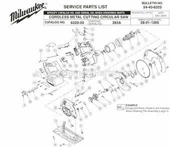 Part Location Diagram of 32-75-1294 Milwaukee Gear - Steel