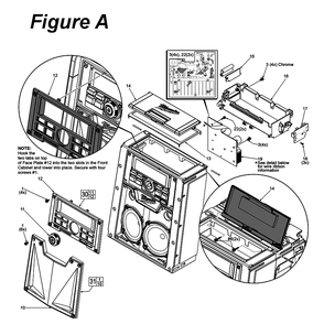 Fig-1 Diagram and Parts List for 2792-59 F96A Milwaukee Radio