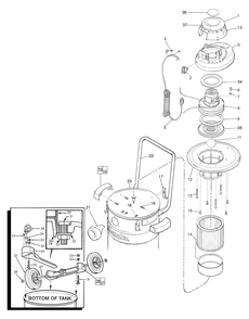 Fig-0 Diagram and Parts List for 8955 SERIES-9 Milwaukee Leaf Blower / Vacuum