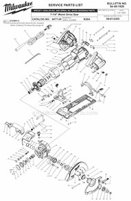 Part Location Diagram of 05-90-0003 Milwaukee Lock Washer 3
