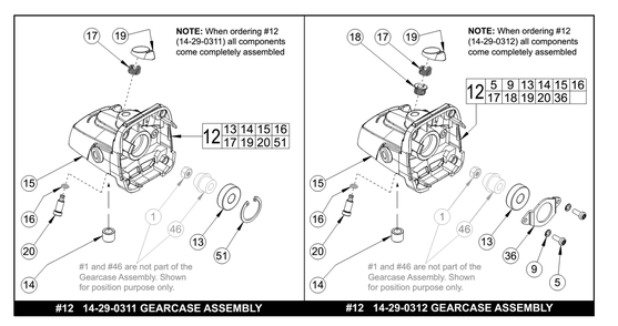 Fig-1 Diagram and Parts List for 6122-31A B66B Milwaukee Angle Grinder