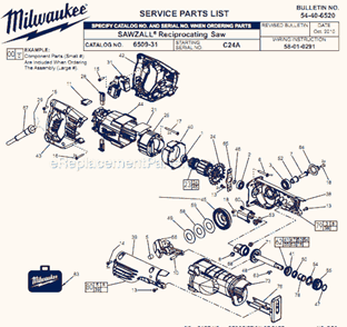 Part Location Diagram of 45-16-0030 Milwaukee Shoe Assembly