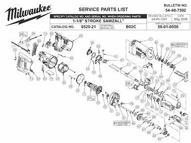 Part Location Diagram of 18-30-1700 Milwaukee Field
