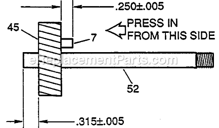 Page B Diagram and Parts List for 6528 SER 775C Milwaukee Reciprocating Saw