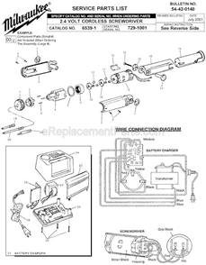 Part Location Diagram of 48-30-0500 Milwaukee Bit- 6F 8R 1/4 Hex