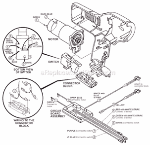 Page B Diagram and Parts List for 6560-23 SER 282A Milwaukee Caulking Gun