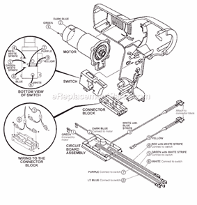 Page B Diagram and Parts List for 6560-23 SER 282B Milwaukee Caulking Gun
