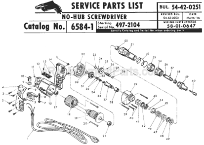 Part Location Diagram of 49-66-3015 Milwaukee 5/16 Hex Socket Extension