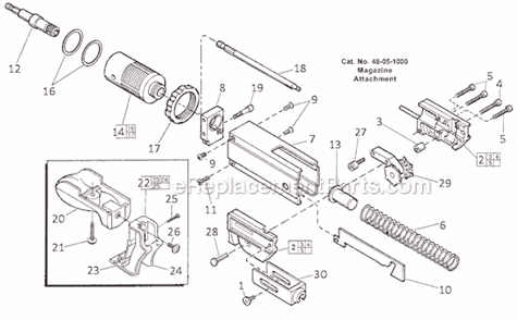 Part Location Diagram of 12-25-1470 Milwaukee Warning Label
