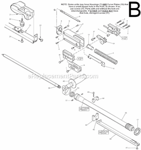 Part Location Diagram of 06-75-0400 Milwaukee Shoulder Bolt