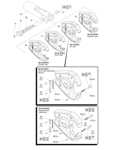 Fig-1 Diagram and Parts List for 2678-20 54-00-6TCC Milwaukee Nibbler & Shears