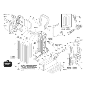 Fig-0 Diagram and Parts List for 2787-22 G56A Milwaukee Drill Press