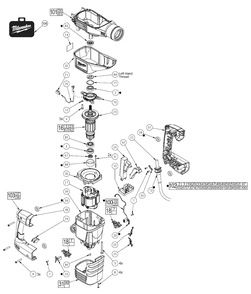 Fig-0 Diagram and Parts List for 5446-21 B39A Milwaukee Hammer Drill