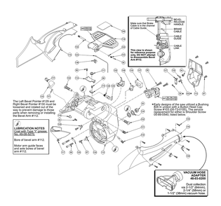 Fig-3 Diagram and Parts List for 6955-20 B26B Milwaukee Beveler