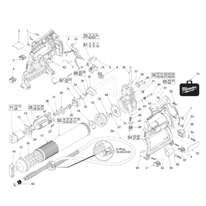 Fig-0 Diagram and Parts List for 2446-21XC C39A Milwaukee Miscellaneous