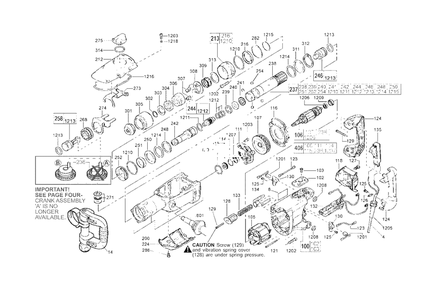 Sds Max Demolition Hammer Diagram and Parts List for 5339-21 A48A Milwaukee Hammer Drill