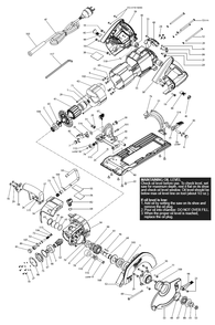 Fig-0 Diagram and Parts List for 6577-20  Milwaukee Saw