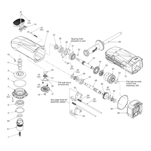 Fig-1 Diagram and Parts List for 2711-20 G61A Milwaukee Cordless Drill