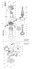 Fig-0 Diagram and Parts List for 5625-20  Milwaukee Router