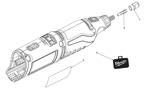 Fig-0 Diagram and Parts List for 2460-059 D67A Milwaukee Miscellaneous