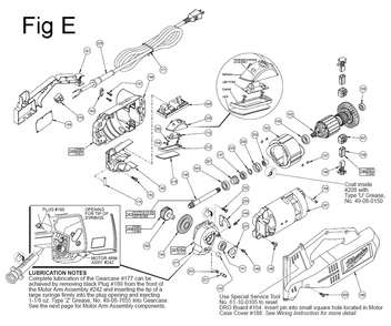 Fig-5 Diagram and Parts List for 6955-20 B26C Milwaukee Beveler