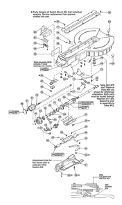Fig-1 Diagram and Parts List for 6955-20 B26B Milwaukee Beveler