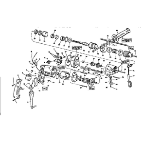 Unit Parts Diagram and Parts List for 5370-1TYPEE  Milwaukee Drill