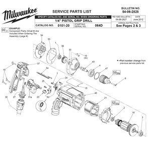 Part Location Diagram of 02-04-1019 Milwaukee Bearing