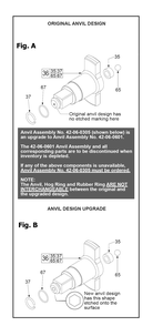 Fig-1 Diagram and Parts List for 2651-22 B77C Milwaukee Impact Driver