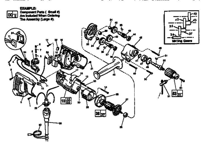 Part Location Diagram of 31-44-1660 Milwaukee Handle rht