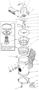 Page A Diagram and Parts List for 8911 SER 637-6397 Milwaukee Utility Vacuum