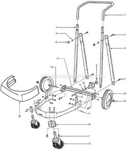 Page B Diagram and Parts List for 8938-20 SERIES S-1 Milwaukee Utility Vacuum