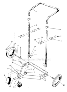 Page B Diagram and Parts List for 8955 SERIES 2 Milwaukee Utility Vacuum