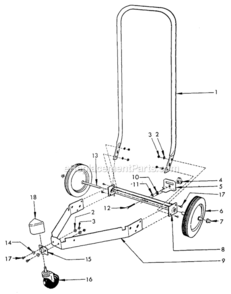 Page B Diagram and Parts List for 8955 SERIES 3 Milwaukee Utility Vacuum
