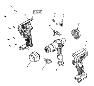 Part Location Diagram of 10-20-0128 Milwaukee Caution Label