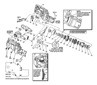 Fig-1 Diagram and Parts List for 2472-059 E81C Milwaukee Nibbler & Shears