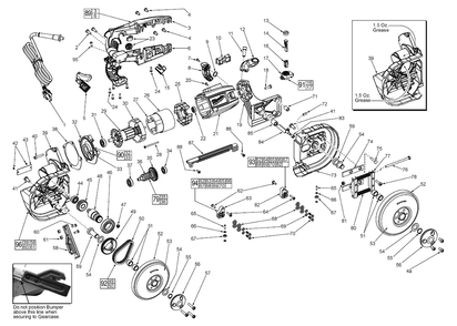 Fig-0 Diagram and Parts List for 6230N  Milwaukee Saw
