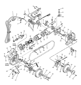 Fig-0 Diagram and Parts List for 6232-4 678-1001 Milwaukee Saw