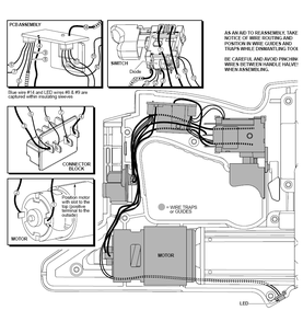 Part Location Diagram of 23-66-2935 Milwaukee Switch Assembly