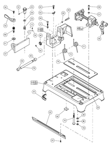 Fig-1 Diagram and Parts List for 6180-20  Milwaukee Saw