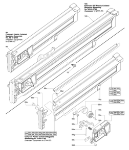 Fig-1 Diagram and Parts List for 2744-20 K82A Milwaukee Nailer