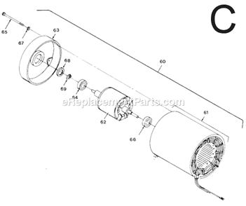 Part Location Diagram of 45-12-0430 Milwaukee End Shield