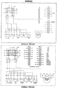 Page J Diagram and Parts List for 9561 SER 486 Milwaukee Hoist & Winch