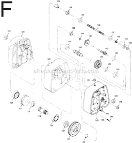 Page F Diagram and Parts List for 9561 SER 486 Milwaukee Hoist & Winch