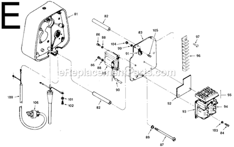 Part Location Diagram of 23-81-0232 Milwaukee Transformer/Elec Hoists