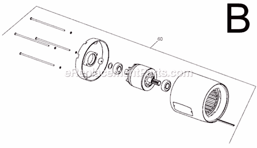 Page B Diagram and Parts List for 9566 SER JLC Milwaukee Hoist & Winch