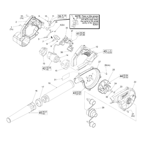 Part Location Diagram of 45-80-0020 Milwaukee Inflator/Deflator Valves